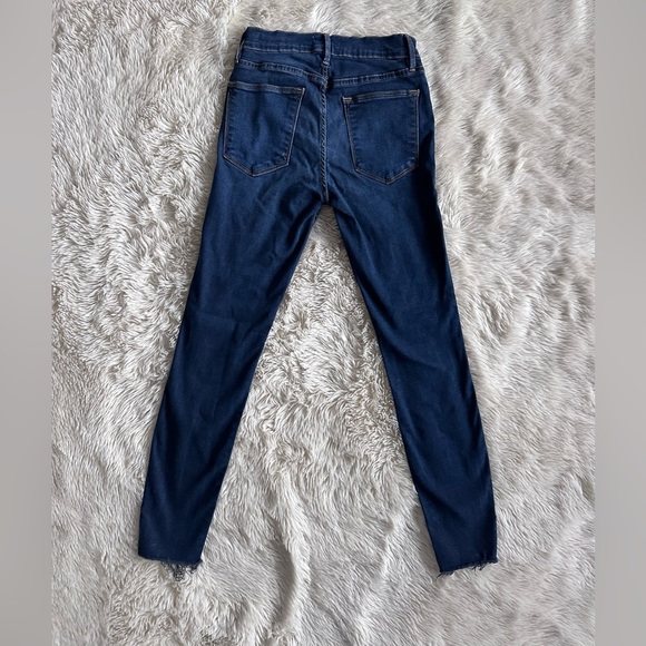 Frame Denim Revolve Le High Skinny Jeans Raw Edge Hem
Ankle Slit Fonda Size 27 - Picture 11 of 13